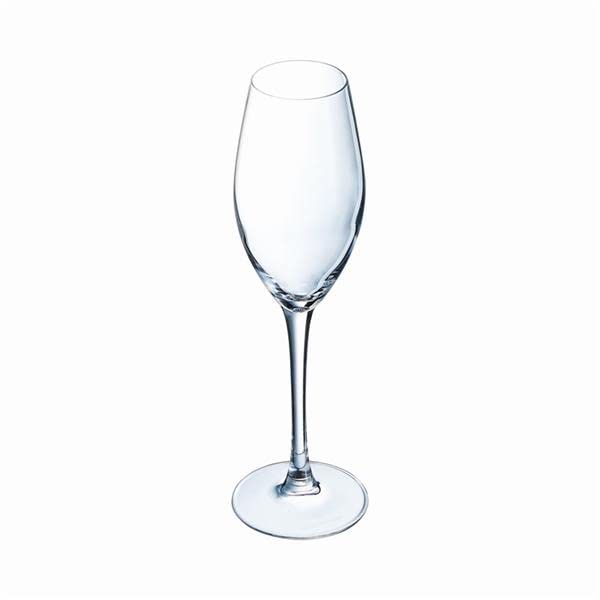 Sequence Grand Flute* 24cl - 8 1/2oz, Pack of 24 by Arcoroc – 240.0 milliliters, Crystal, Transparent, Pack of 24, Model P3787