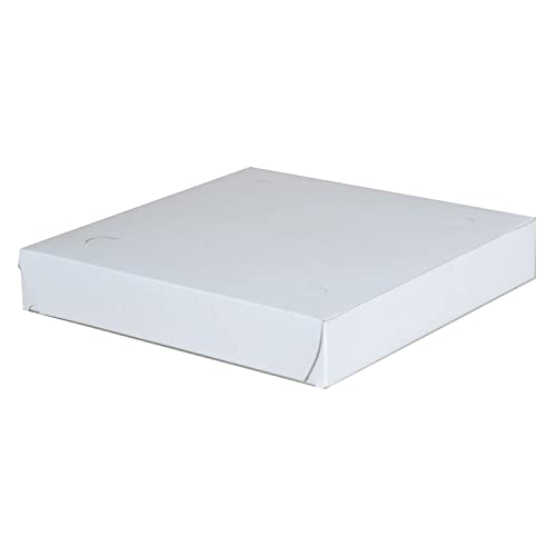 SOUTHERN CHAMPION TRAY 9" Length x 9" Width x 1-1/2" Height / White / 1 Bakery Take Out Containers