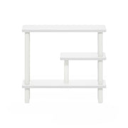 Furinno White/White / 5.71" x 20.87" x 18.35" / Contemporary Bathroom Shelves