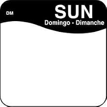 DayMark - 1100727 - DissolveMark 1 in x 1 in Sunday Label