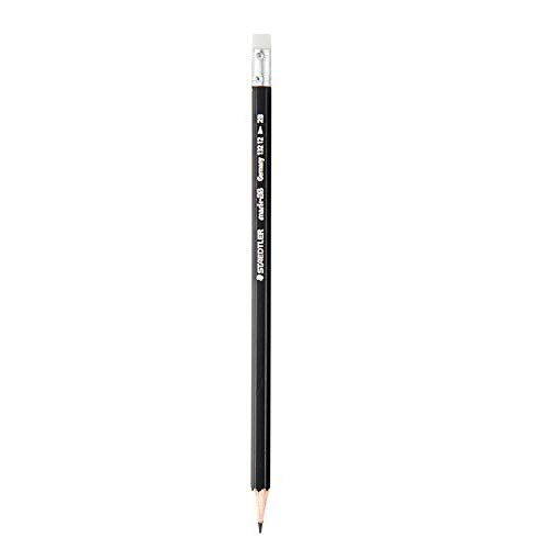 Blacklead Pencils 2B (Box of 12) by STAEDTLER – 1 Count (Pack of 1), Wood, Black, Model 132 12