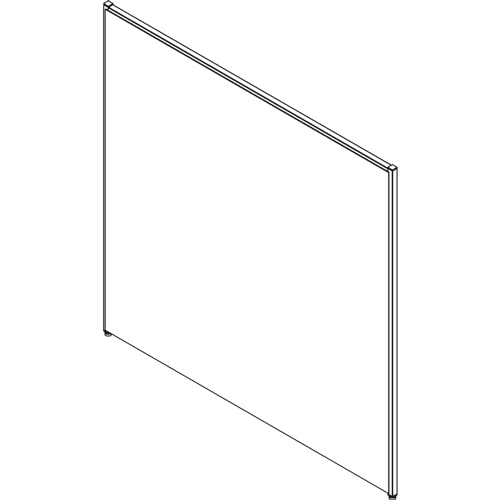 Lorell 1 / 60 by 60-Inch / Grey Fabric
