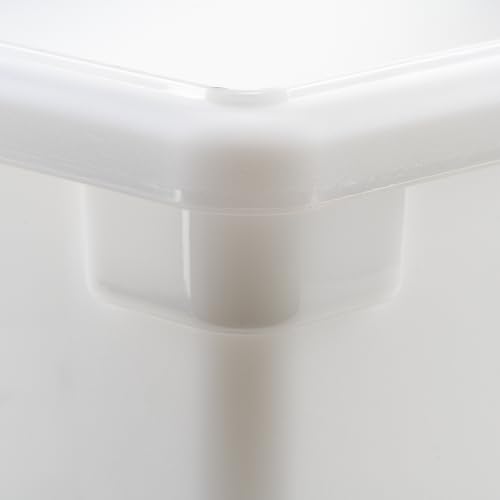 Winco 18" x 12" x 9" / 9" Deep / White Containers