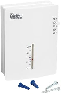 Robertshaw 24V AC 2 Amp 240–750 mV Mechanical Heat Thermostat 9204V