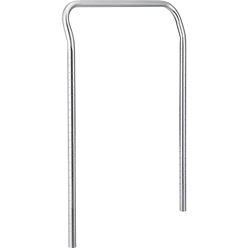 Stainless Steel Utility CART Handle 24W by Nexel – Alloy Steel, Stainless Steel, Model AH24S