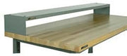4-4EX Steel Raised Shelf for 48" Workbenches, Black, 48" Length, 10" Width, 6" Height