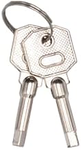 Summit Appliance Refrigerator Replacement Key, Set of Two - Units Beginning in, FF521BL, SWC525L, FFAE23L, and More (Check Description)