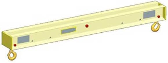 M&W 8' Ultra Low Headroom Lift Beam 4000 Lb. Cap.
