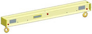 M&W 6' Ultra Low Headroom Lift Beam 2000 Lb. Cap.