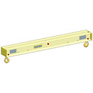 8' Ultra Low Headroom Lift Beam 6000 Lb. Cap. by M&W – Yellow, Model 16501