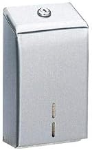 Bobrick B-272 Stainless Steel Surface-Mounted Folded Toilet Tissue Cabinet, Satin Finish, 5″ W x 8-15/16″ H x 3″ D