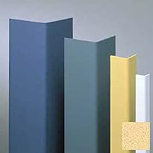 Surface Mounted Corner Guard, 90, 1-1/2" Wings, 8'H, Saffron, Undrilled Vinyl