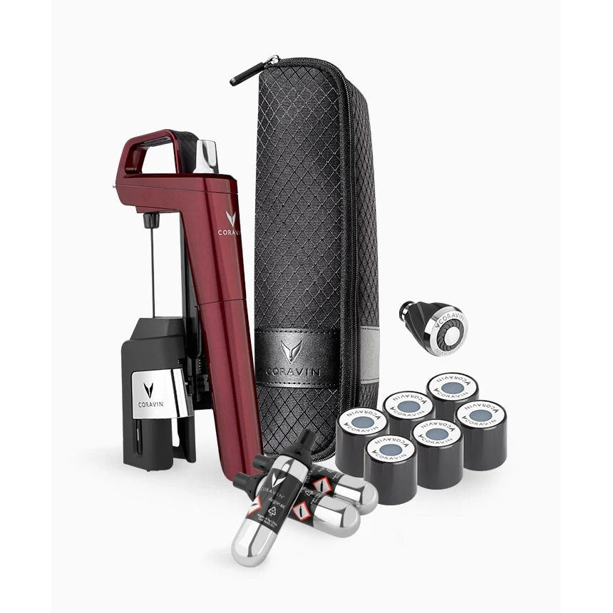 Coravin Wine Preservation System, 2" x 4" - Burgundy
