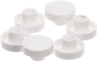 Replacement for fits Alto Shaam Cap,Ct,Dia.15Mm X 8.5Mm (Whi) CP-25405