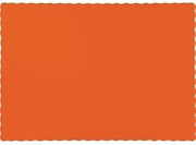 Creative Converting Sunkissed Orange Paper Placemats 50 Per Pack