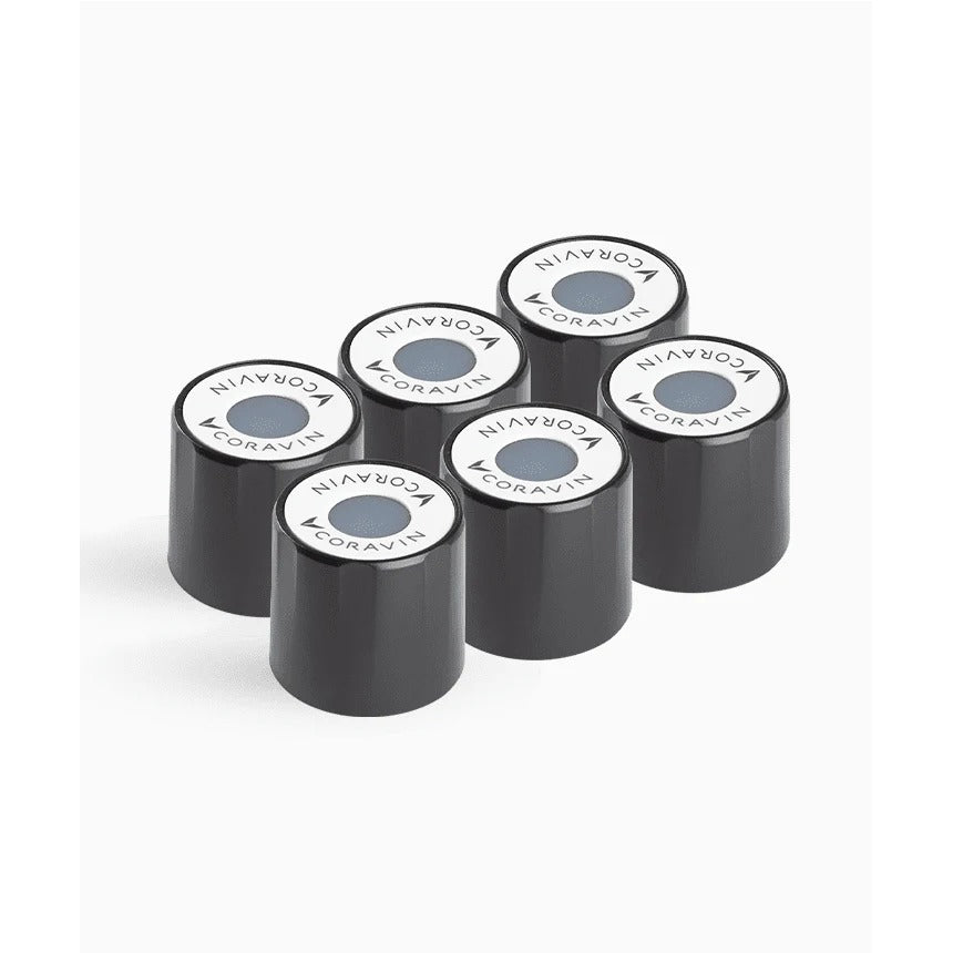 Coravin 802003 Silicone Cap, Black, 6/Pack - Default Title