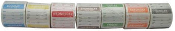 Franklin - 81431 - Ultra-Removable 2 in x 2 in 7 Day Use By Labels