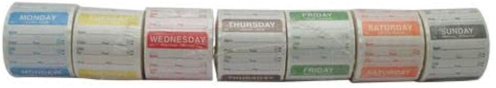Franklin - 81431 - Ultra-Removable 2 in x 2 in 7 Day Use By Labels