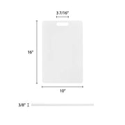 Excellanté 16"L x 10.5"W / White / 1 Cutting Boards