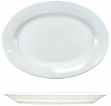 ITI DO-85 Platter,13-3/8x9-1/2,European Wht,PK12