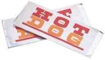 12" King Size Disposable Hot Dog Bags, Dry Wax, 1,000/Case