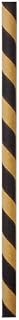 PacknWood 8NPCHP21KB 8.3 in. Gold & Black Striped Paper Straws - 600 Piece
