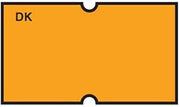 DayMark Safety Systems IT120689 DuraMark Date Coder Blank Permanent Label, for DM3 SpeedyMark 10 1-Line Marking Gun, Florescent Orange (Pack of 8 Rolls)