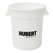 10 gal Commercial Trash Can Grey Plastic - 17 2/5" L x 15 2/5" W x 17 3/10" H by HUBERT – 10.0 gallons, Plastic, Grey, Model GC100101