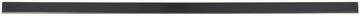 HUBERT Edge View Black Plastic C-Channel Clip-in Shelf Molding with Sign Gripper - 48"L x 1 1/4"H