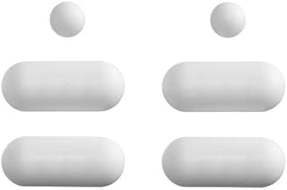 Duravit Toilet Seat Buffer Set To Fit Only 2Nd Floor Starck 3 Without Soft-Closing Mechanism, Starck X, 1001770000