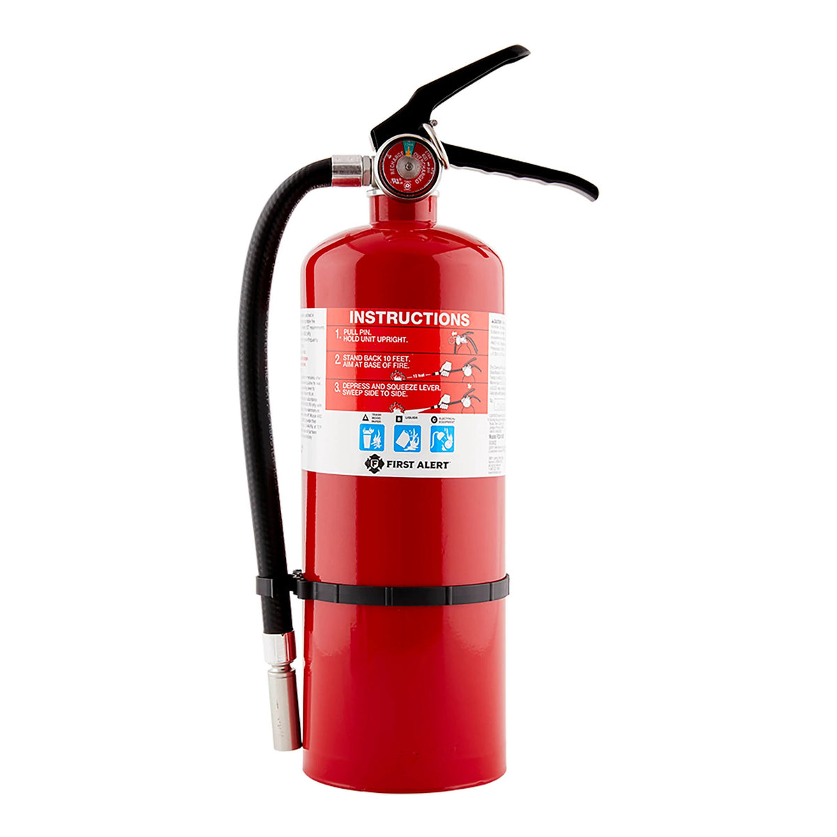 First Alert FAJPRO5 Metal Fire Extinguisher, 10 1/5 Pounds - photo 2