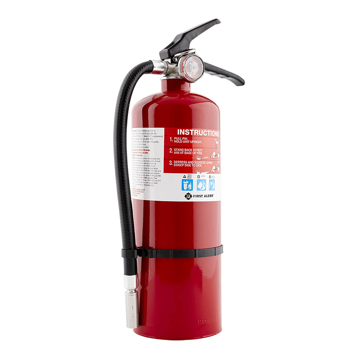 First Alert FAJPRO5 Metal Fire Extinguisher, 10 1/5 Pounds - photo 3