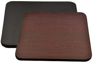 Omcan 24″ X 30″ X 1″ Mahogany/Black Rectangular Table TOP