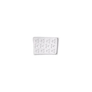 Culinary Puree Polypropylene 17 x 11" Mold by HUBERT – 17.0 liters, Plastic, White, Model APRICOT HALVES