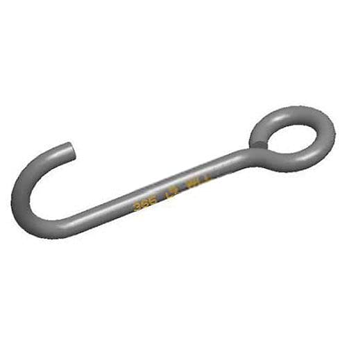 7/8" J-Hook by M&W – Steel, Raw Steel, Model 11643-12