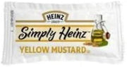 Simply Heinz Yellow Mustard, 5.5 Gram -- 200 per case.
