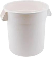 Winco 20 Gallon White Polyethylene Container