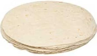 Mexican Original Receta de Oro White Pressed Flour Tortilla, 10 inch -- 12 per case.