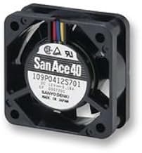 SANYO DENKI - SANACE FANS 109P0424H702 AXIAL FAN, 40MM, 24VDC, 80mA