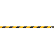 90-Degree Flat Shelf Bumper Guard by Global Industrial – Polyurethane Foam, Black/Yellow, Model PCP10013