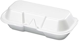 Genpak Hinged-Lid Foam Carryout Containers GNP 21100
