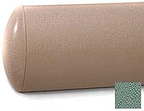 Crescent Series Wall Guard, Aluminum Retainer, 5" H x 12'L, Teal