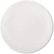 AJM Packaging AJMPP9GREWH - Ajm White Paper Plates