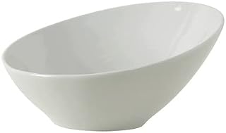 Tuxton China BPB-220U Slant Bowl 21oz, Porcelain White