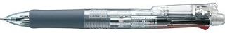 Zebra Technologies Zebra B4sa1 Clip-on Multi Multifunctional Pen (0.7mm Black, Blue, Red and Green + 0.5mm Mechanical Pencil) - Transparent Barrel & 4colors Ink Pens Refills Value set(with Our Shop Original Description