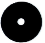 3M 7200-20 Black 20" Floor Stripping Pad - 5 / CS