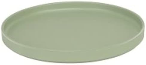 CAL-MIL 22026-10-107 Hudson Matcha Melamine Round Low Rim Plate 10 1/4" x 1"