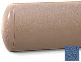 Crescent Series Wall Guard, Aluminum Retainer, 5" H x 12'L, Blue Bird