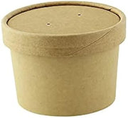 PacknWood 210LSOUP90K 3.82 in. Vented Paper Lid for Hot & Cold Foods - 500 Piece