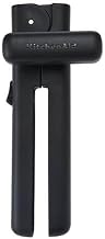 KitchenAid Locking Tin Opener, Matte Black Heavy Duty Manual Can Opener with Stainless Steel Blade, Tin Opener with Locking Mechanism, Kitchen Tool with Ergonomic Handle, 18cm